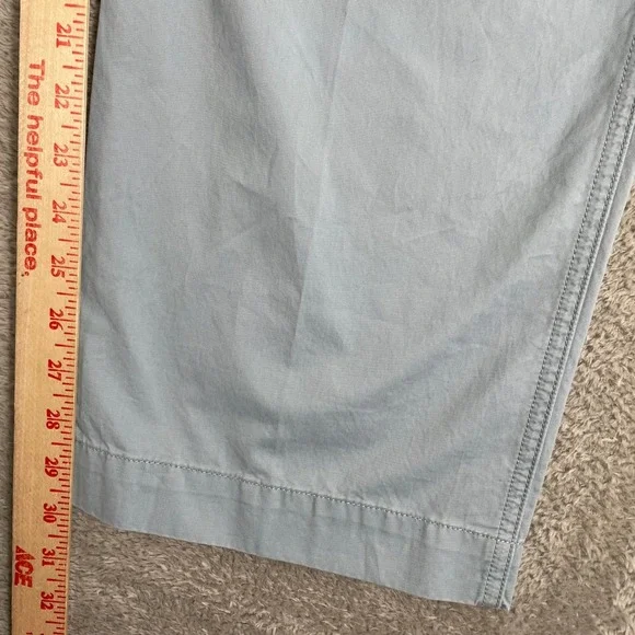 Polo‎ Ralph Lauren Chino Pants Mens 40x30 Light Blue Pima Cotton Straight Fit - Picture 11 of 13